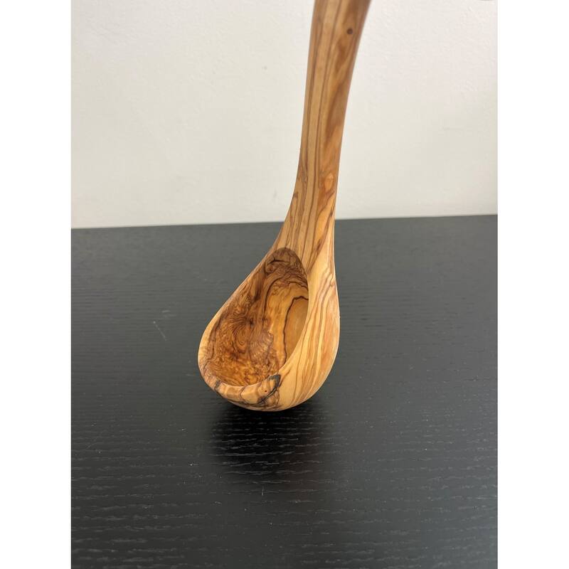Laddle Olive Wood Natural H 9.8" - Natural