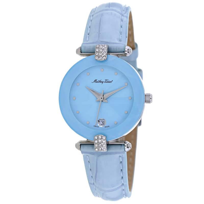 Mathey Tissot Women's Pyramide Blue Dial Watch - P318F - 6 (36)