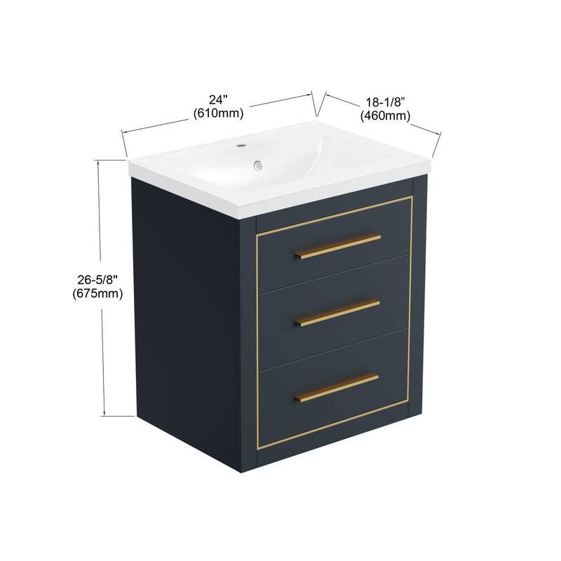 LaLa 24" Single Vanity Set