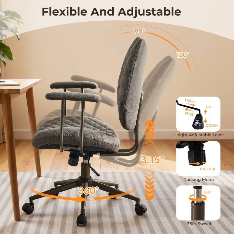 OVIOS Ergonomic Office Chair with Lumbar Support