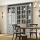 preview thumbnail 17 of 98, Modular Glass Doors Display Cabinet Combo Bookcase Home Office Pantry
