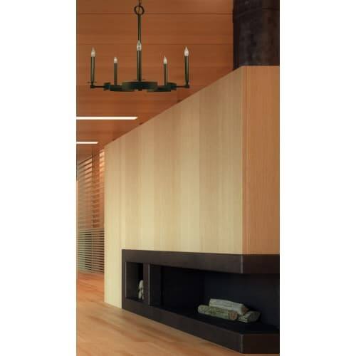 Shop Framburg 4615 Hammersmith 5 Light 24 Wide Taper Candle