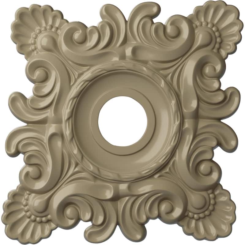 18"W x 18"H x 3 1/4"ID x 1 1/2"P Crawley Ceiling Medallion