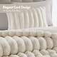 preview thumbnail 35 of 37, Madison Park Jasmine Ultrasoft Faux Fur Ribbed Comforter Set
