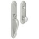 preview thumbnail 12 of 12, Baldwin Boulder Full Escutcheon Single Cylinder Handleset with Oval Satin Chrome