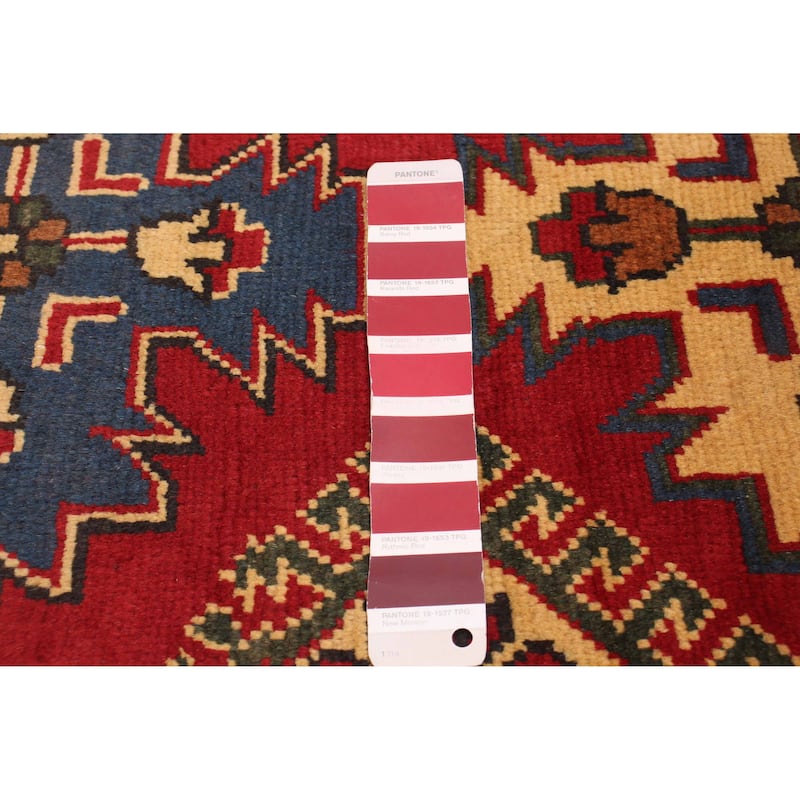 ECARPETGALLERY Hand-knotted Kargahi Red Wool Rug - 2'10 x 9'9