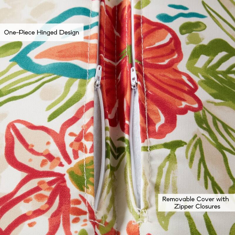 Greendale Home Fashions Outdoor High Back Chair Pad