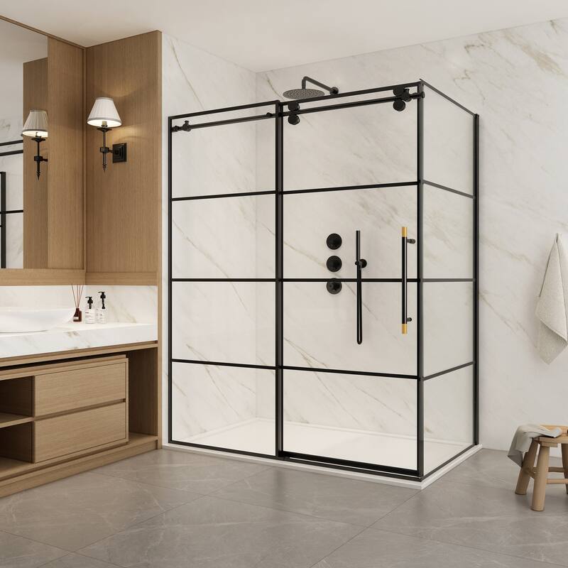 Losar Rectangle Single Sliding Framed Shower Enclosure