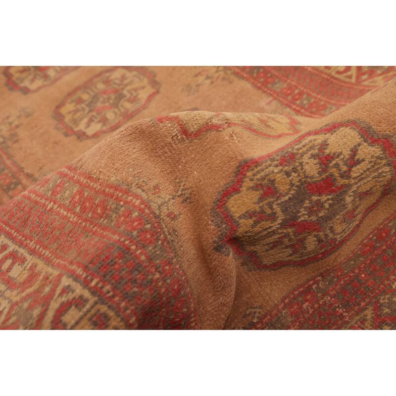 ECARPETGALLERY Hand-knotted Antalya Vintage Brown Wool Rug - 2'6 x 8'2