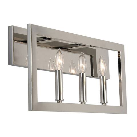 Jordan 3-light Satin Nickel Bath and Vanity Light