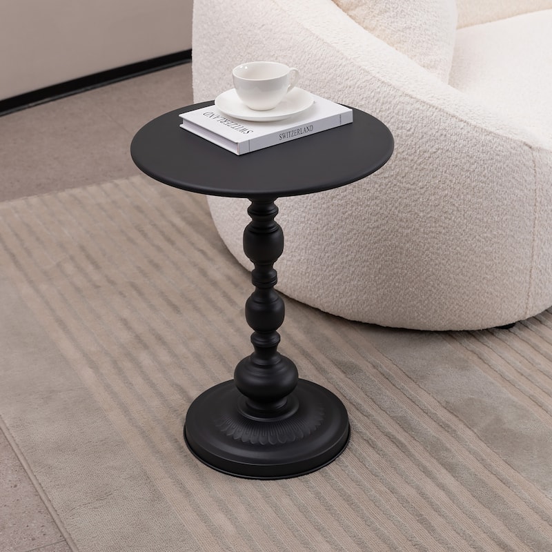 Coffee Table End Table Round Side Table for Living Room, Minimalist Sofa Table Accent Table Nightstand