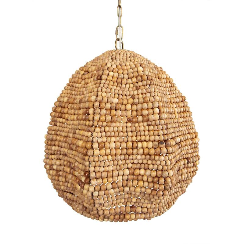 Uttermost 21612 Kauri 18" Wide Wood Pendant