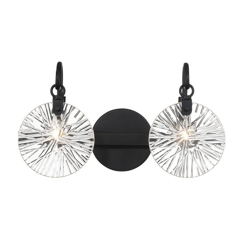 Savoy House 8-3981-2 Addison 2 Light 16" Wide Vanity Light - Matte Black
