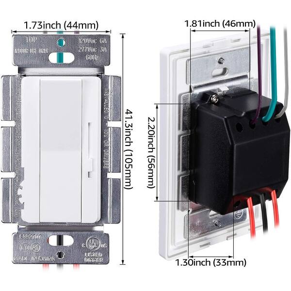 Shop 3 Way Single Pole Dimmer Switch For Controlling Led