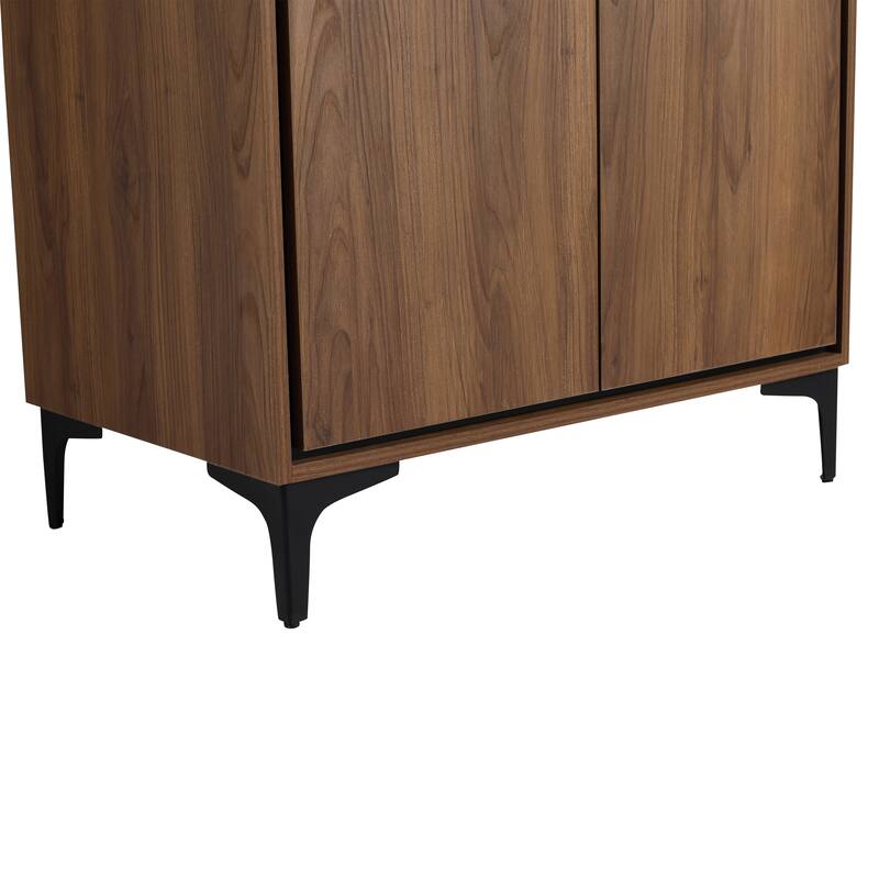 Modern Bathroom Vanity Cabinet with Painted Engineered Wood and Two-Door Storage - Easy Assembly - 29.33in L