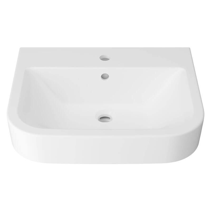 DXV Equility 22" Rectangular Fireclay Wall Mounted Bathroom Sink with - Canvas White