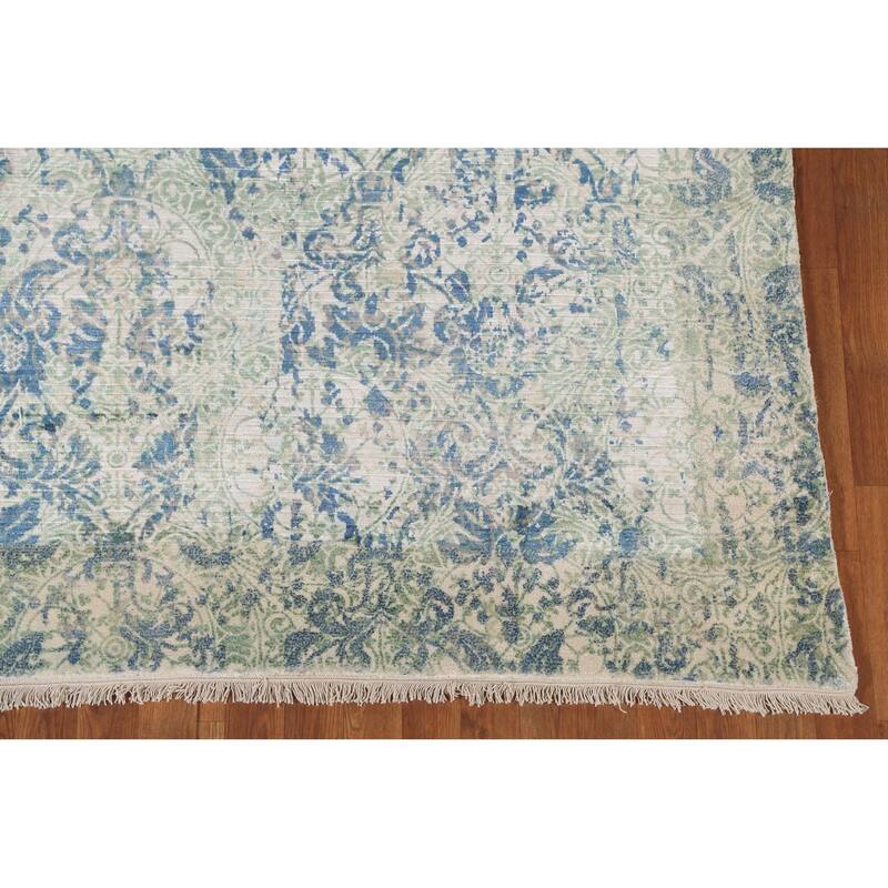 Modern / Abstract Area Rug Hand-Knotted Wool Carpet - 5'6"x 7'9"