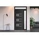 preview thumbnail 16 of 35, VDOMDOORS Manux 8933 | Front Door Exterior Door | Steel | Frame & Hardware Included | 18x80, Matte Black Entry Door