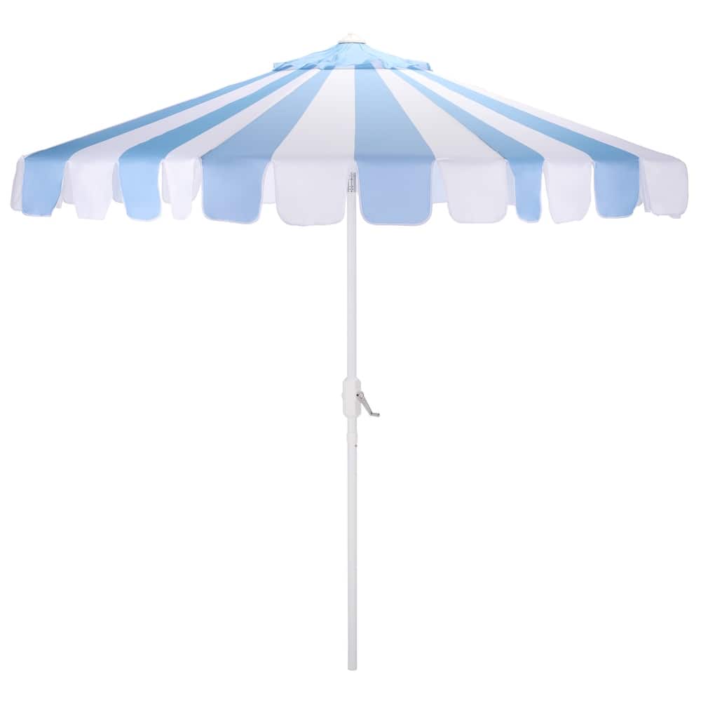 SAFAVIEH Outdoor Living Meze 9ft Crank Umbrella