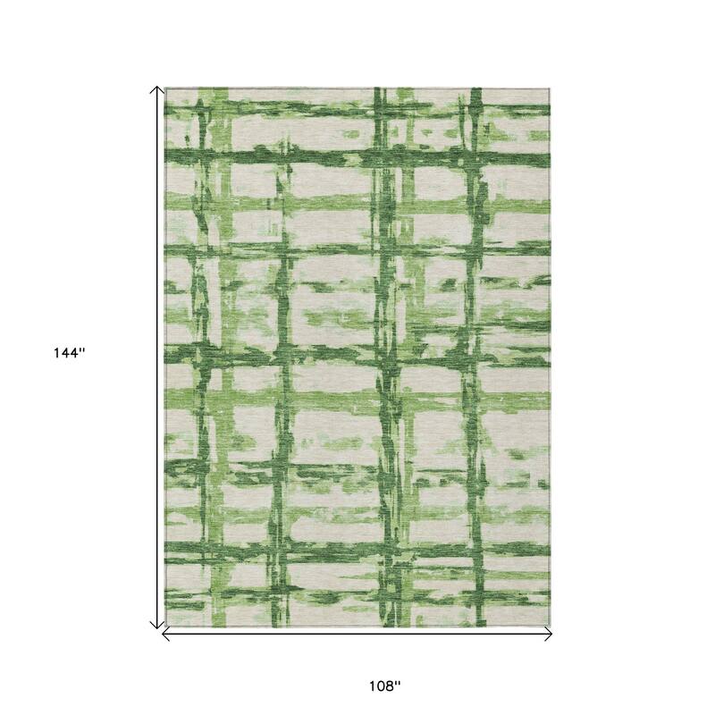 HomeRoots Striped Transitional Rectangle Outdoor Rug