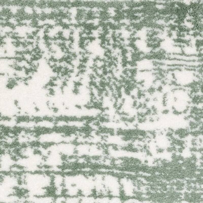 HomeRoots Abstract Industrial Runner Area Rug