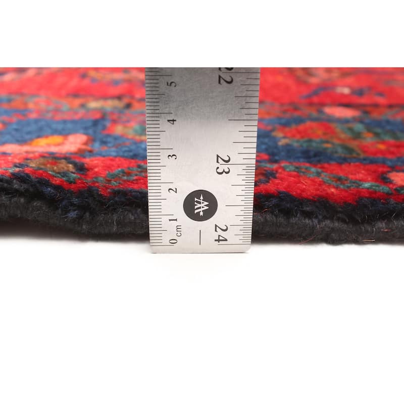 ECARPETGALLERY Hand-knotted Andelz Navy Wool Rug - 4'7 x 7'3