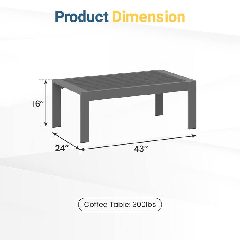 Outdoor Furniture Patio Coffee Table