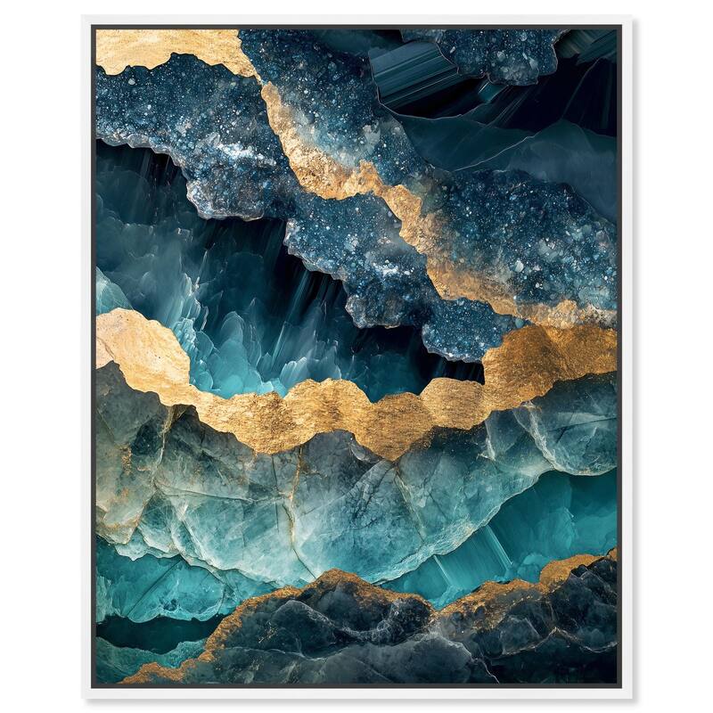 Power Edge II Canvas by Art Remedy - White - 24" x 30"