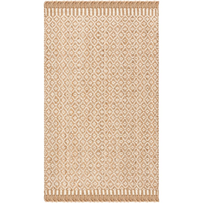 SAFAVIEH Handmade Natural Fiber Allisson Jute Fringe Rug