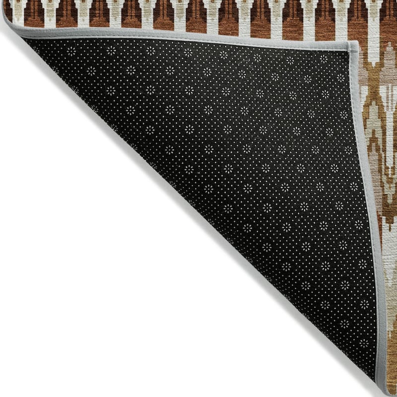 HomeRoots Southwestern Transitional Rectangle Outdoor Rug