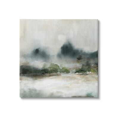Stupell Enigmatic Foggy Mountain Abstract Landscape Scene Canvas Wall Art, Design by Carol Robinson