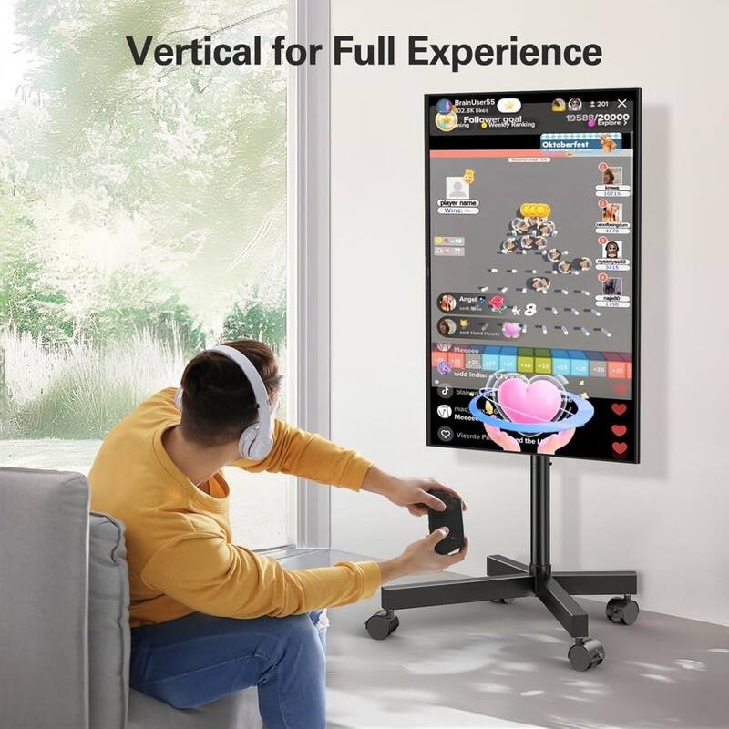Rolling TV Stand