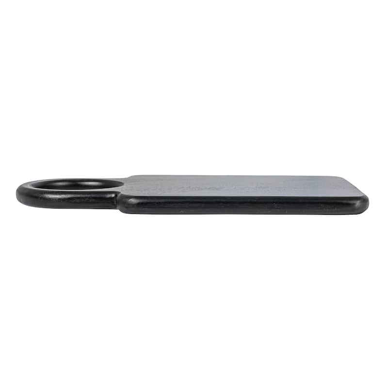 Wood Cutting or Charcuterie Board with Handle - 11.8"L x 6.3"W x 0.5"H