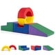 preview thumbnail 1 of 3, 5 PCS Climbing Foam Block w/PU Leather Cover for Child Development - Multi-color Multi-color