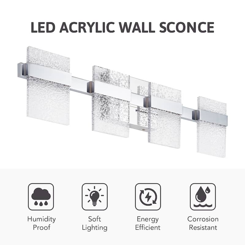 CO-Z Modern 20W LED Wall Sconce Vanity Light Fixture