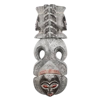 Novica Handmade Precious Queen African Wood Mask