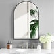 preview thumbnail 12 of 35, Modern Thin Frame Wall-Mounted Hanging Bathroom Vanity Mirror