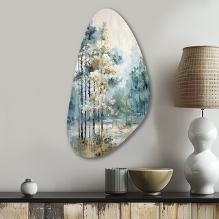 Designart - Pine Tree Enchanted Forest II - Tree Pine Sculptures Wall ...