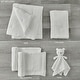 preview thumbnail 2 of 3, Cloud Muslin White/White 5pc Bedding Set - Levtex Baby