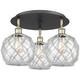 Option Black Antique Brass / Clear Glass with White Rope