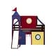 preview thumbnail 10 of 117, JACKPOT Prince & Princess Low Loft Twin Bed, Ladder Slide Tent & Tower