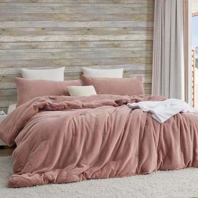 Buttercream Chunky Bunny - Coma Inducer® Oversized Comforter Set - Canyon Clay