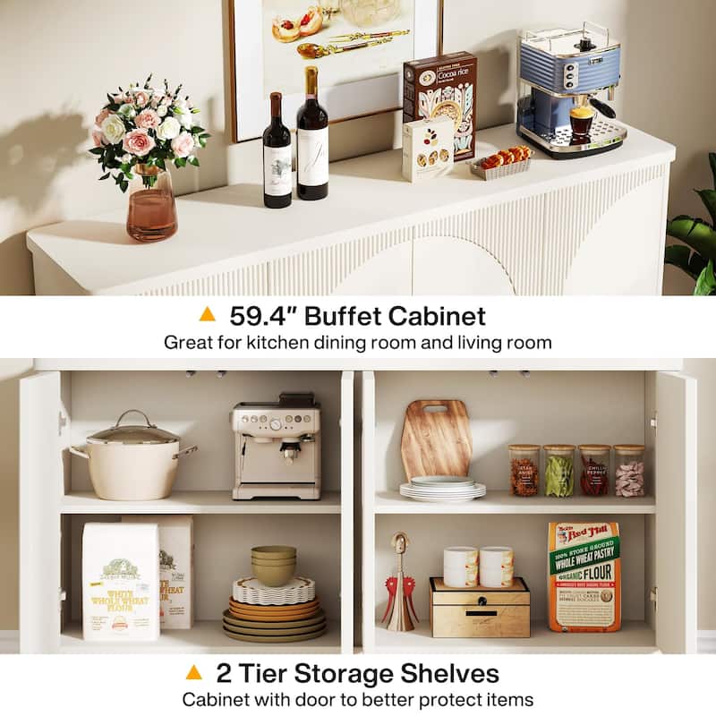 Modern Buffet Cabinet Sideboard with Storage