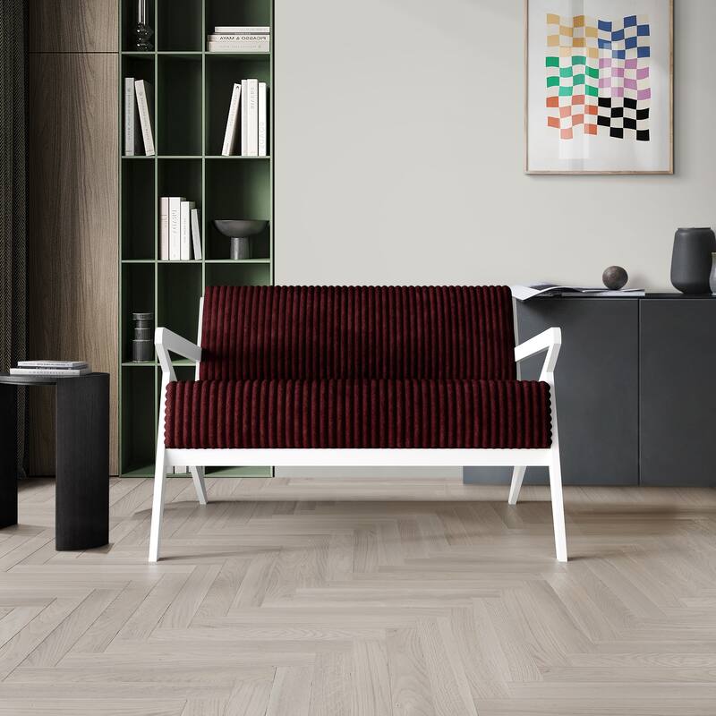 CraftPorch Chic Modern Velvet Upholstered Loveseat