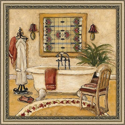 "Art Deco Bath II" Print on Acrylic.