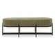 preview thumbnail 1 of 5, Uttermost Merino Moss Fabric Bench