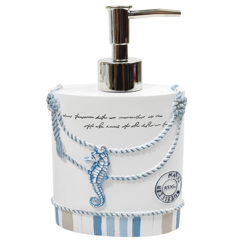 Beach Life Bath Accessory Collection - Soap/Lotion Dispenser Only