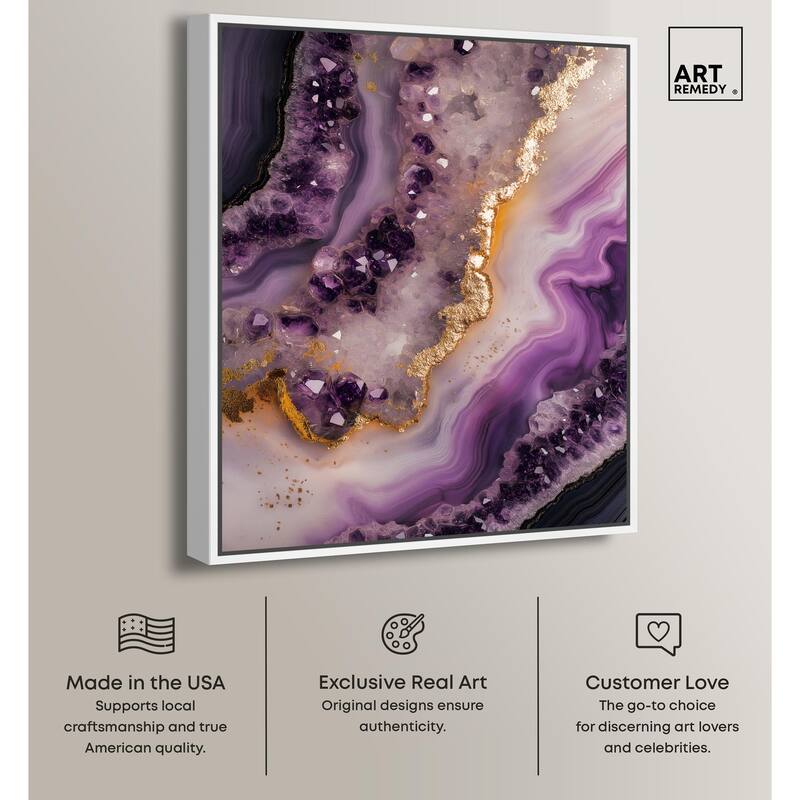 Amethystine Dream I Canvas by Art Remedy