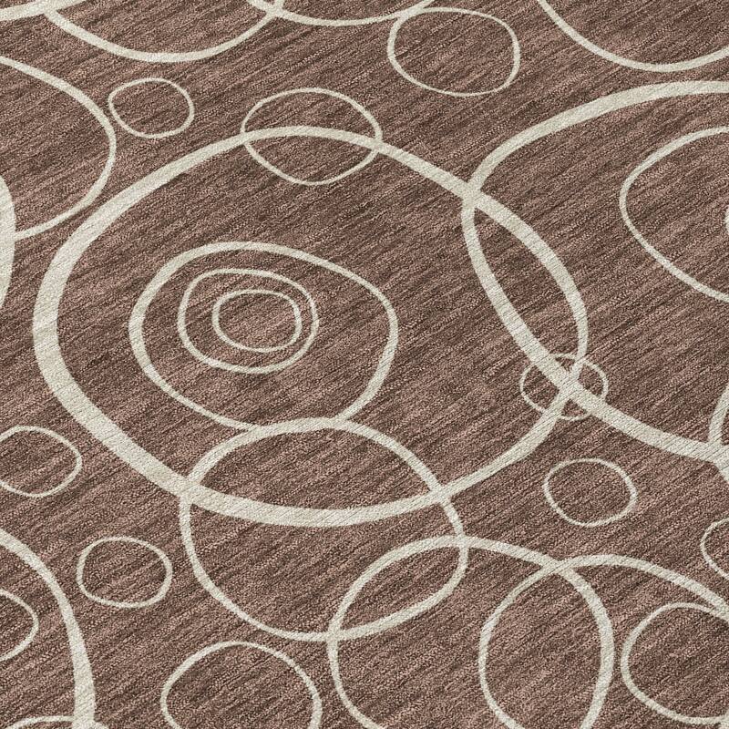 Machine Washable Indoor/ Outdoor Contemporary Nexus Chantille Rug