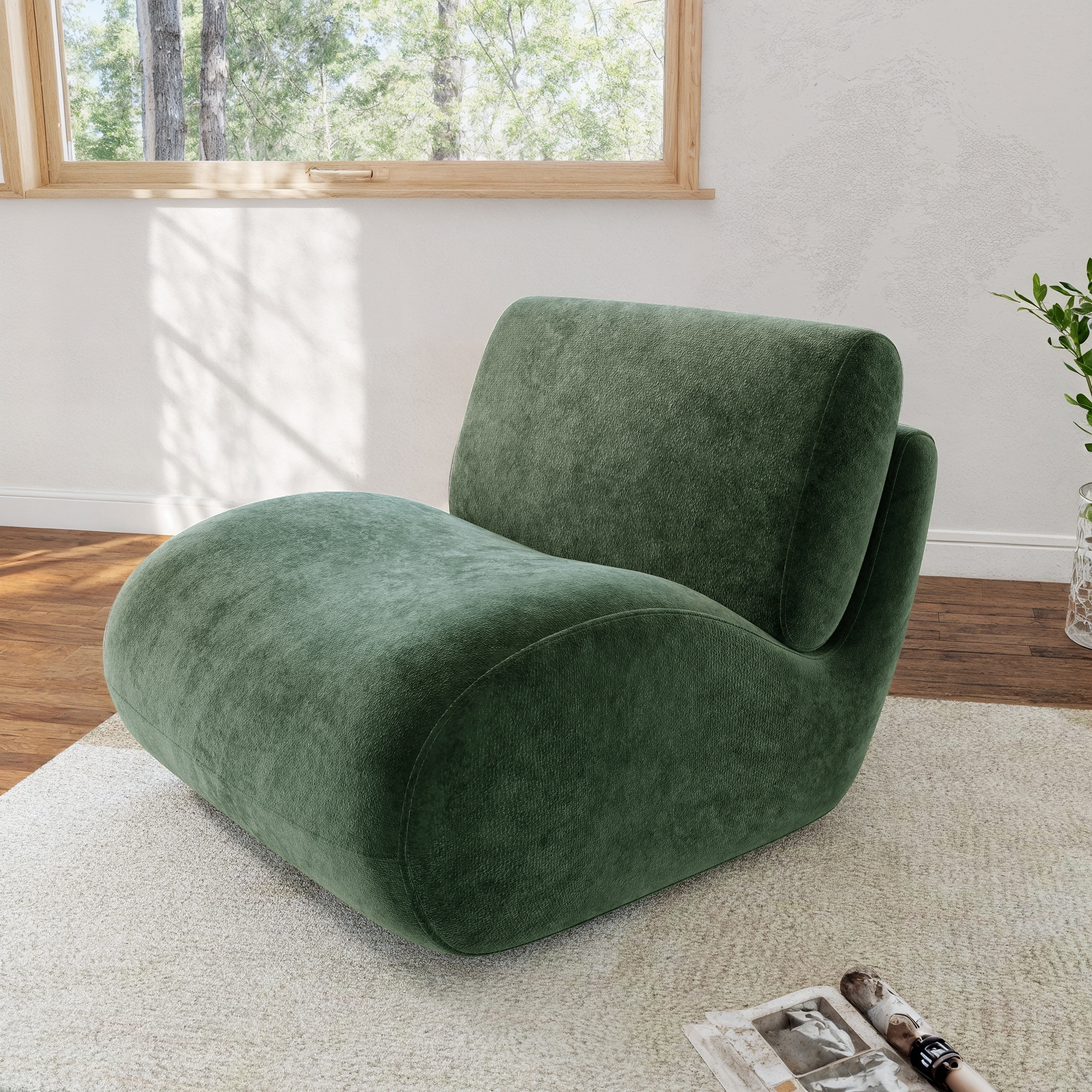 33'' Swivel Upholstered Accent Chair
